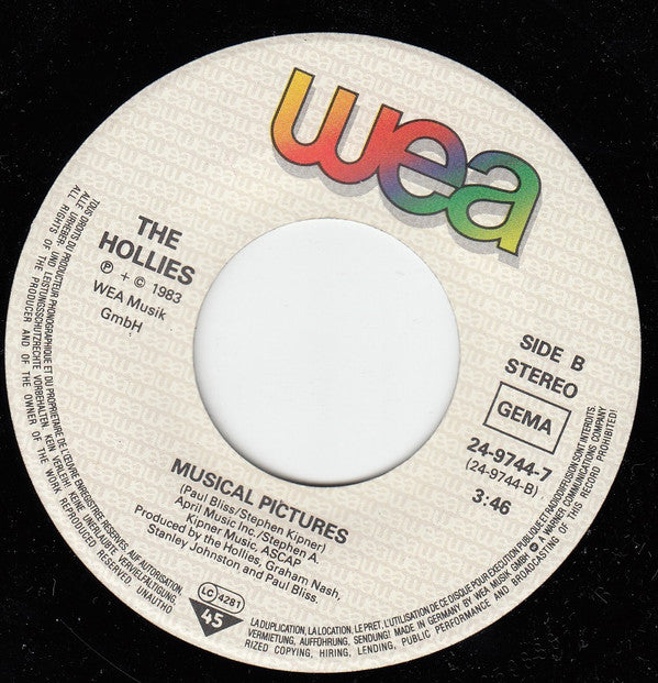 The Hollies : Stop In The Name Of Love (7", Single)