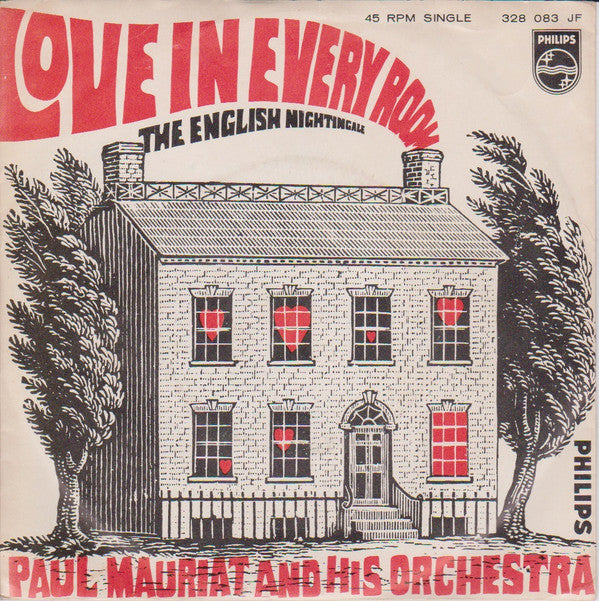 Paul Mauriat And His Orchestra : Love In Every Room / The English Nightingale (7", Single, Mono)