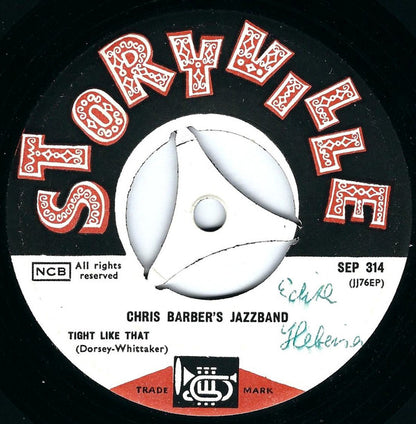 Chris Barber's Jazz Band : Ice Cream (7", EP)