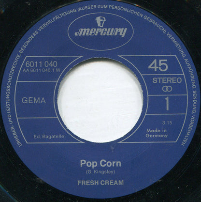 Fresh Cream : Pop Corn (7", Single)