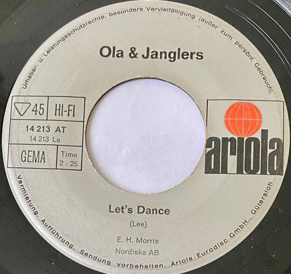 Ola & The Janglers : Let's Dance / Hear Me (7", Single)