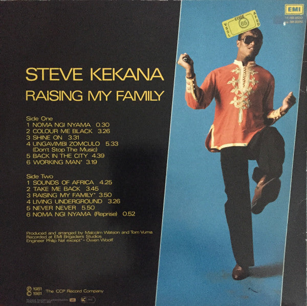 Steve Kekana : Raising My Family (LP, Album)