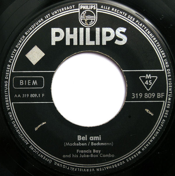 Francis Bay And His Juke-Box Combo : Bel Ami (7")