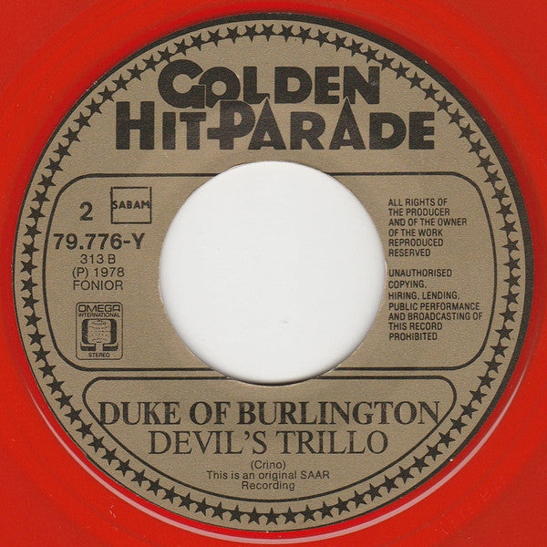 The Duke Of Burlington : Flash / Devil's Trillo (7", Single, Tra)