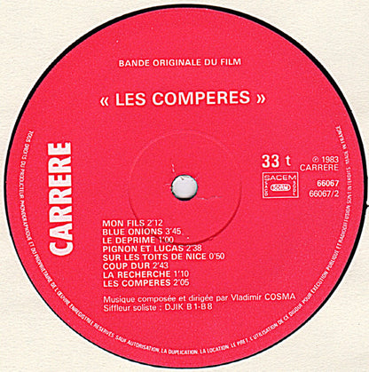 Vladimir Cosma : Les Compères (LP, Album)