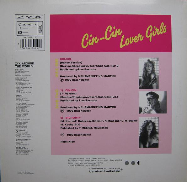 Lover Girls : Cin-Cin (12")