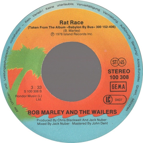 Bob Marley & The Wailers : Stir It Up (7", Single)