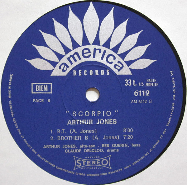 Arthur Jones : Scorpio (LP, Album)