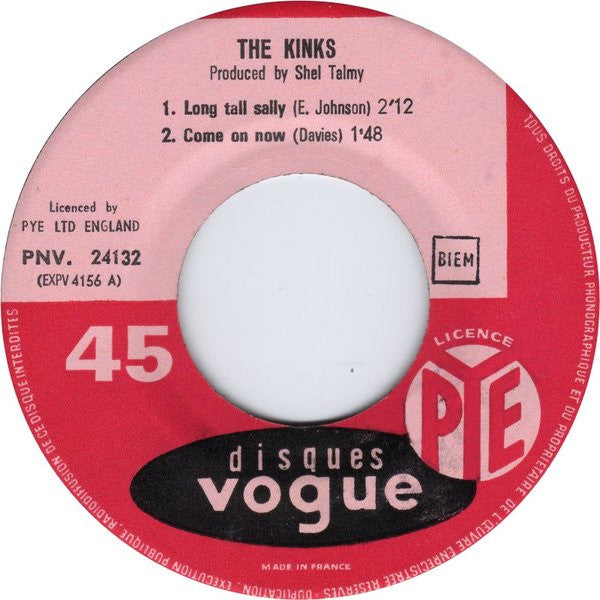 The Kinks : Tired Of Waiting For You (7", EP)