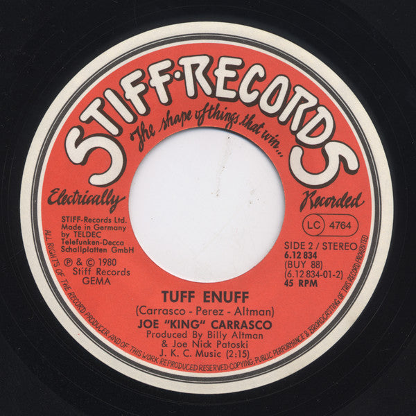 Joe King Carrasco : Buena / Tuff Enuff (7", Single)