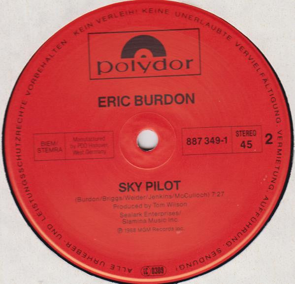 Eric Burdon : Good Times (Original Titelmelodie Aus Dem Film »Die Katze«) (12", Maxi)