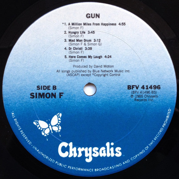 Simon Fellowes : Gun (LP, Album)