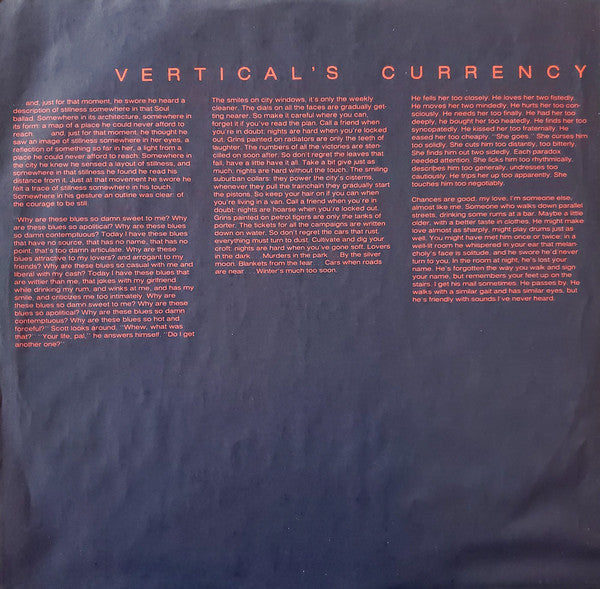 Kip Hanrahan : Vertical's Currency (LP, Album)