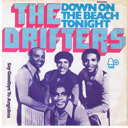 The Drifters : Down On The Beach Tonight (7", Single)