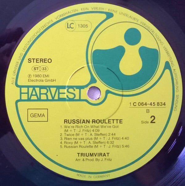 Triumvirat : Russian Roulette (LP, Album)