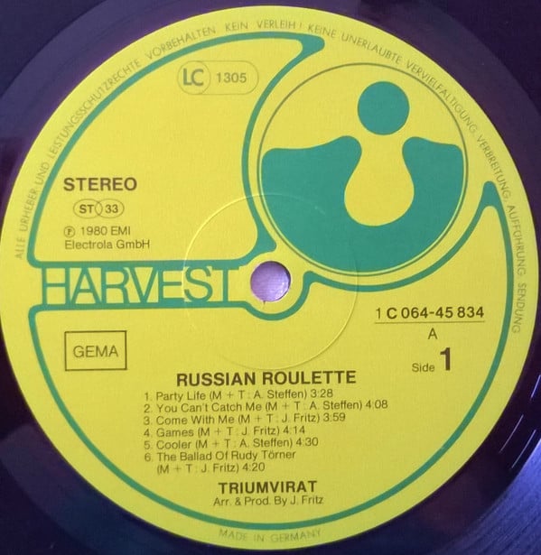 Triumvirat : Russian Roulette (LP, Album)