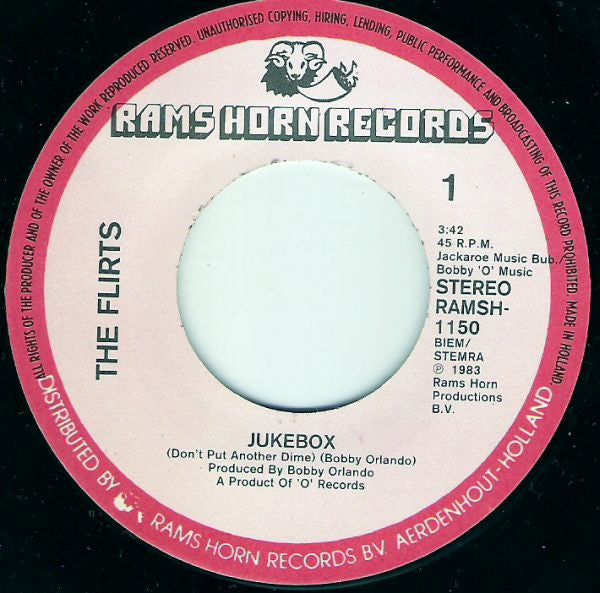 The Flirts : Jukebox (7", Single)