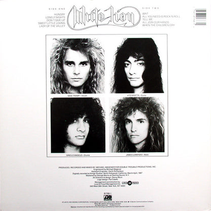 White Lion : Pride (LP, Album, SP )