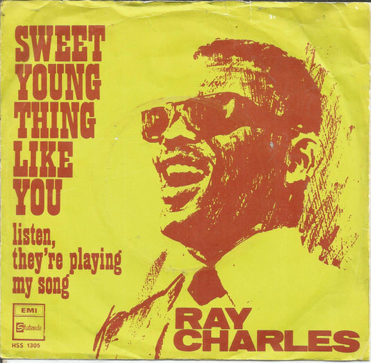 Ray Charles : Sweet Young Little Thing (7", Single, Mono)