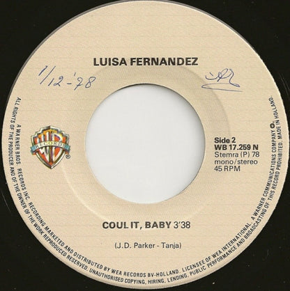 Luisa Fernandez : Stop / Cool It Baby (7", Single)