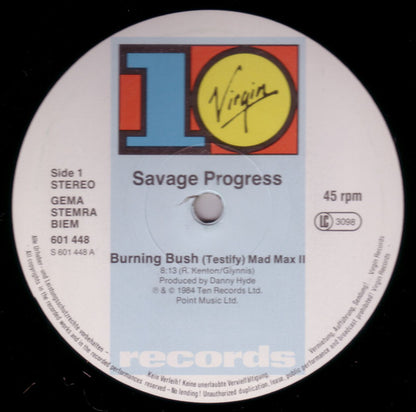 Savage Progress : Burning Bush (12")