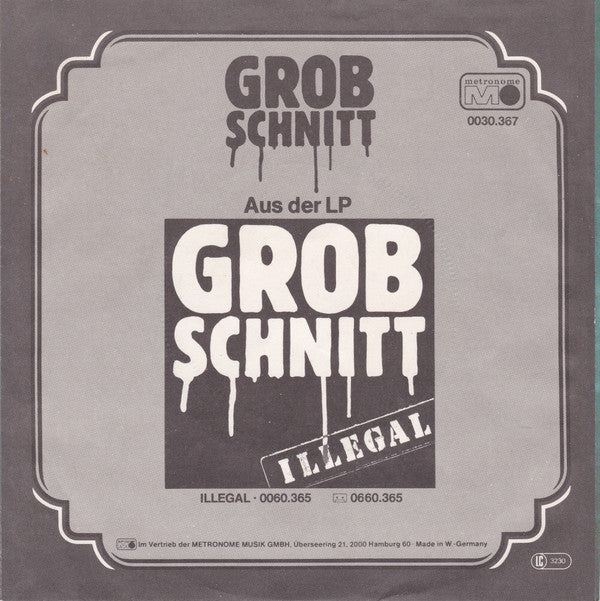 Grobschnitt : Silent Movie (7", Single)