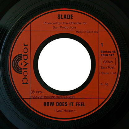 Slade : How Does It Feel (7", Single)