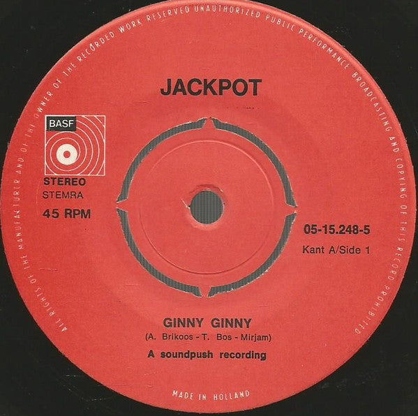 Jackpot : Ginny Ginny (7", Single)