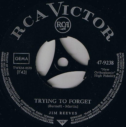 Jim Reeves : The Storm / Trying To Forget (7", Single)