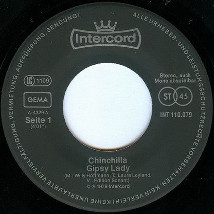 Chinchilla (10) : Gipsy Lady (7", Single)