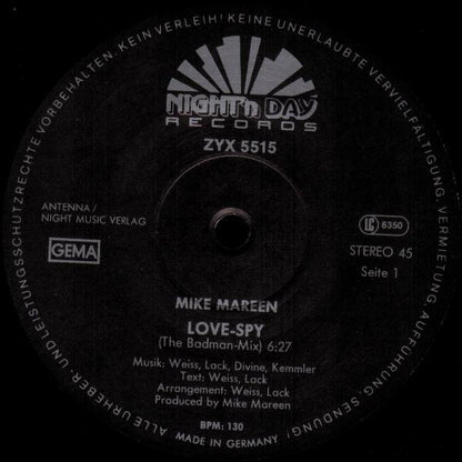 Mike Mareen : Love-Spy (12", Maxi)