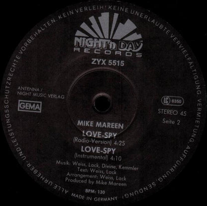 Mike Mareen : Love-Spy (12", Maxi)