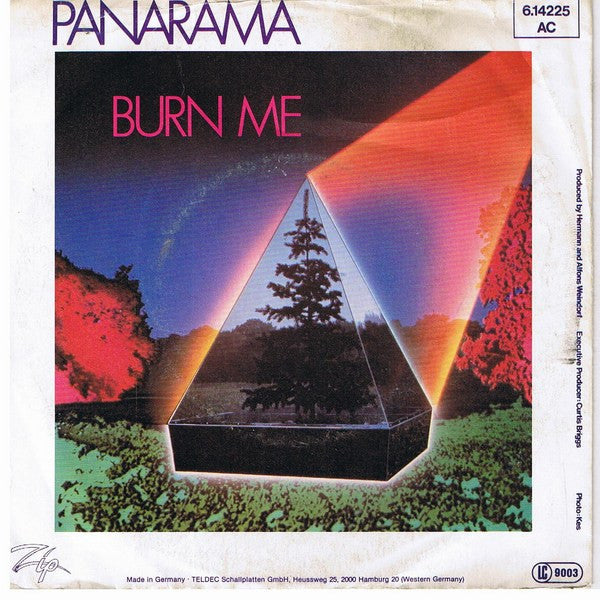 Panarama : Burn Me (7", Single)