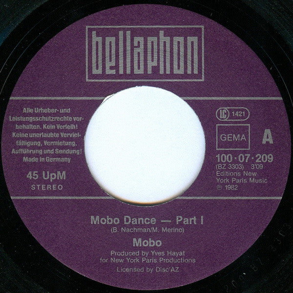 Mobo : Mobo Dance (7", Single)