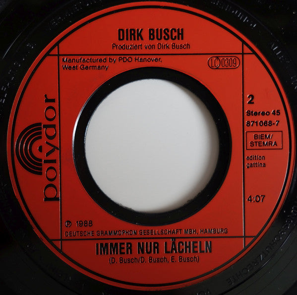 Dirk Busch : Du Bist Keine Mona Lisa (7", Single)