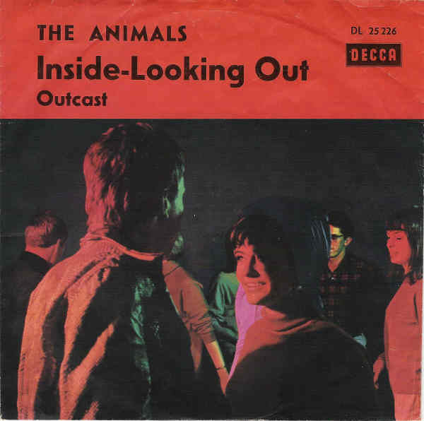 The Animals : Inside-Looking Out (7", Single)