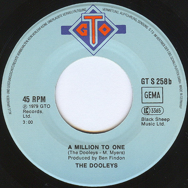 The Dooleys : The Chosen Few (7", Single)