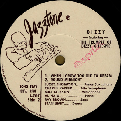 Dizzy Gillespie : Featuring The Trumpet Of Dizzy Gillespie (7")