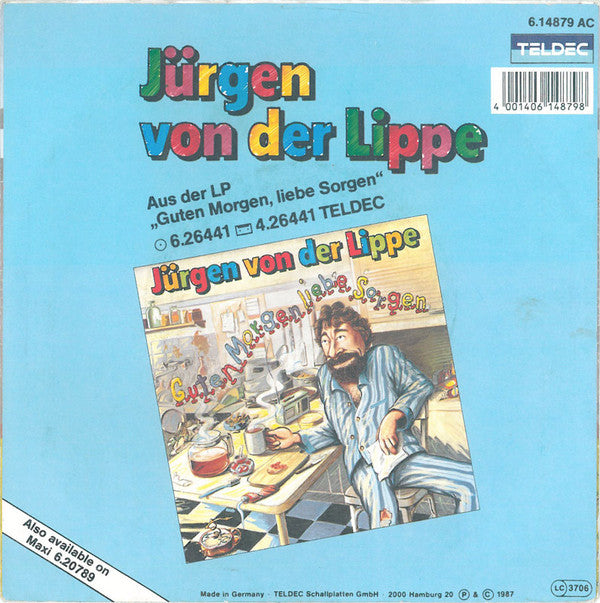 Jürgen Von Der Lippe : Dann Ist Der Wurm Drin (7", Single)