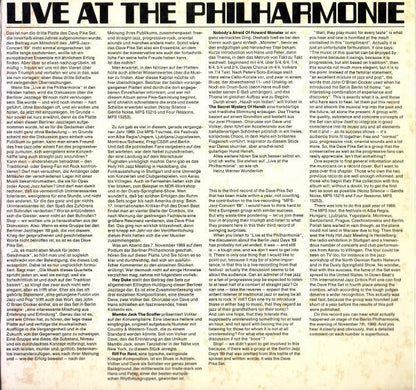 The Dave Pike Set : Live At The Philharmonie (LP, Album)