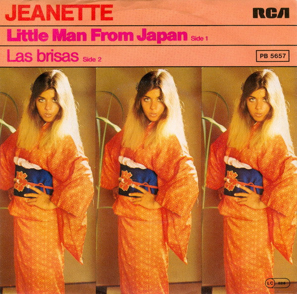 Jeanette (6) : Little Man From Japan  (7", Single)