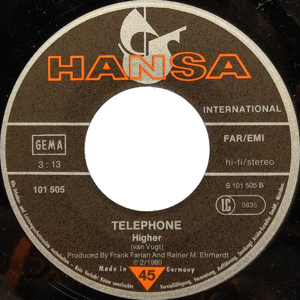 Telephone (3) : Simple Song (7", Single)