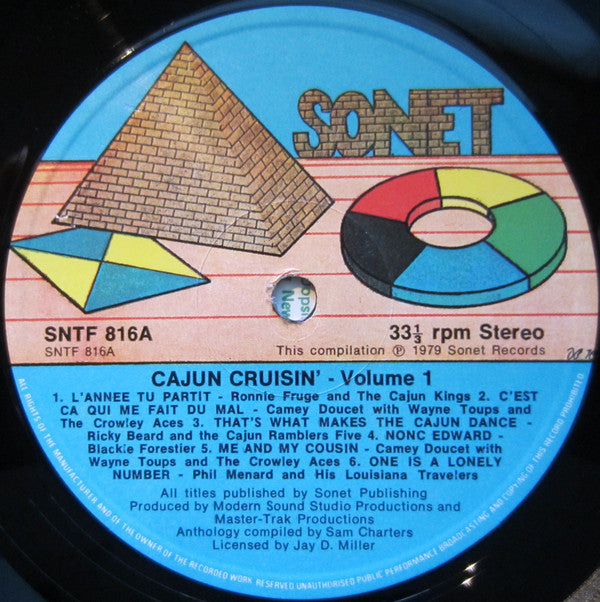 Various : Cajun Cruisin' Volume One (LP, Comp)