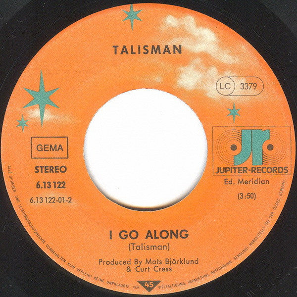 Talisman (9) : Let The Music Play (Come On Dance With Me) (7", Single)