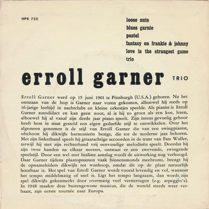 Erroll Garner Trio : Erroll Garner (7", EP)