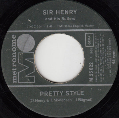 Sir Henry & His Butlers : Camp / Pretty Style (7", Single)