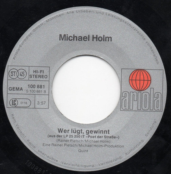 Michael Holm : El Lute (7", Single)