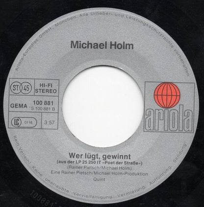 Michael Holm : El Lute (7", Single)