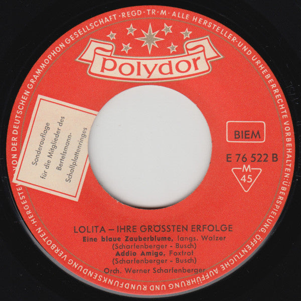 Lolita (3) : Ihre Größten Erfolge (7", EP, Club)