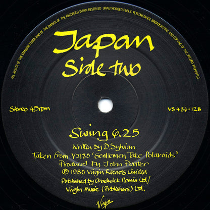 Japan : Visions Of China (12", Single)